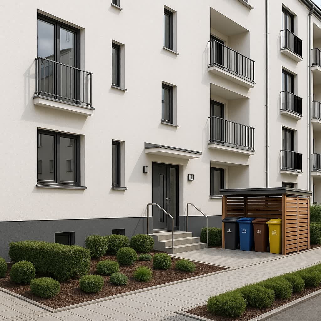 Kontrollgang Hausmeister, Berliner Wohnanlage